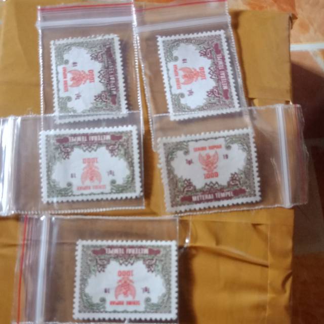 

Terlaris ✨ - Materai 1000 Tahun 1991 - 1995 Asli3.1.23