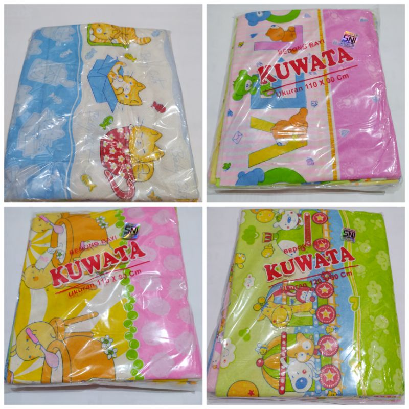 Bedong Bayi flanel kuwata 110 x 90 cm (6pcs)