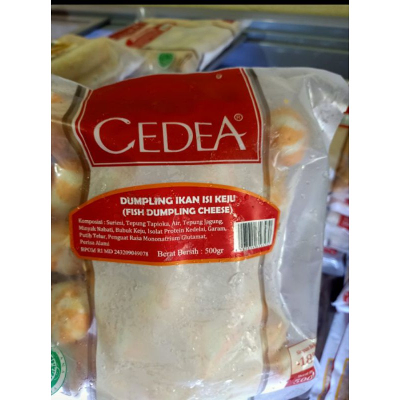 

Cedea Dumpling Keju Baso isi keju 500gram Cheese Dumpling