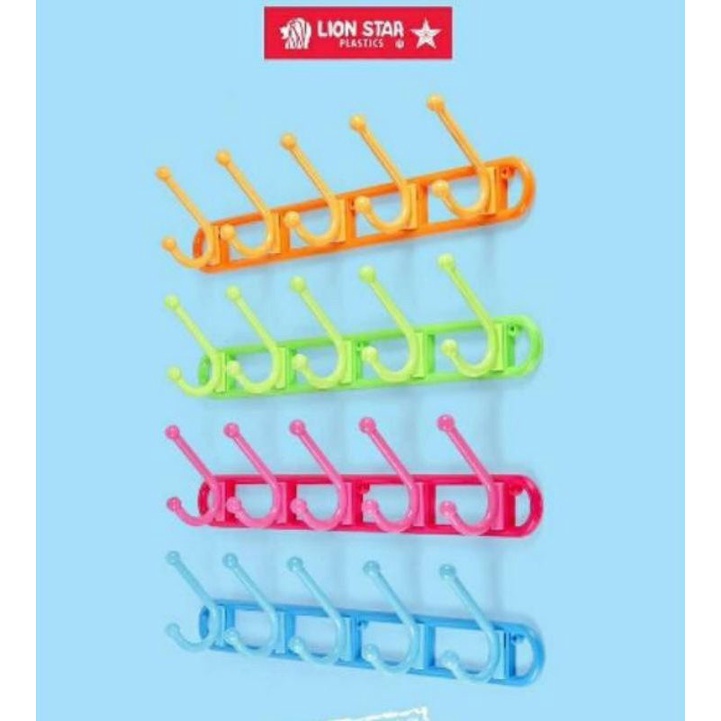 Lion star kapstock lion star kapstock plastik gantungan baju tembok hanger