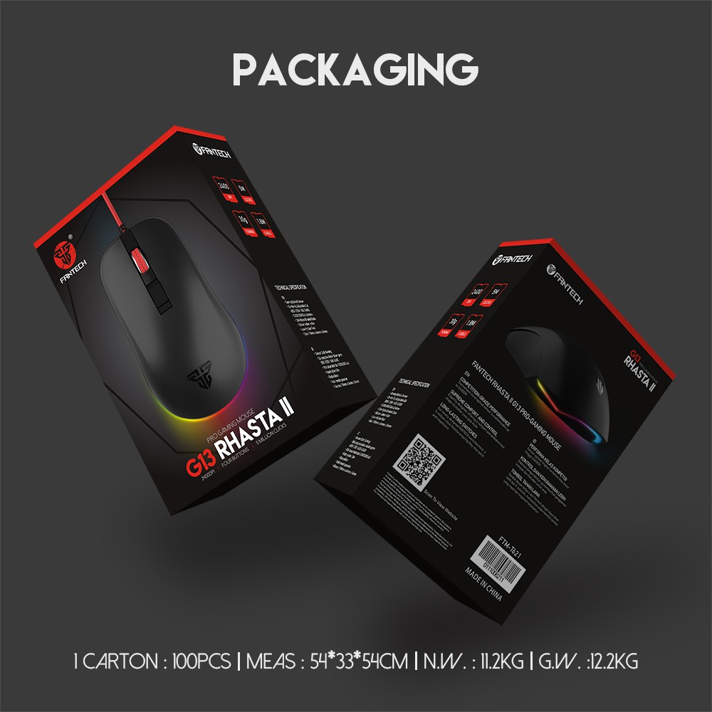 Hight Quality Mouse Game Gaming Fantech RHASTA II G13 2400 DPI Murah