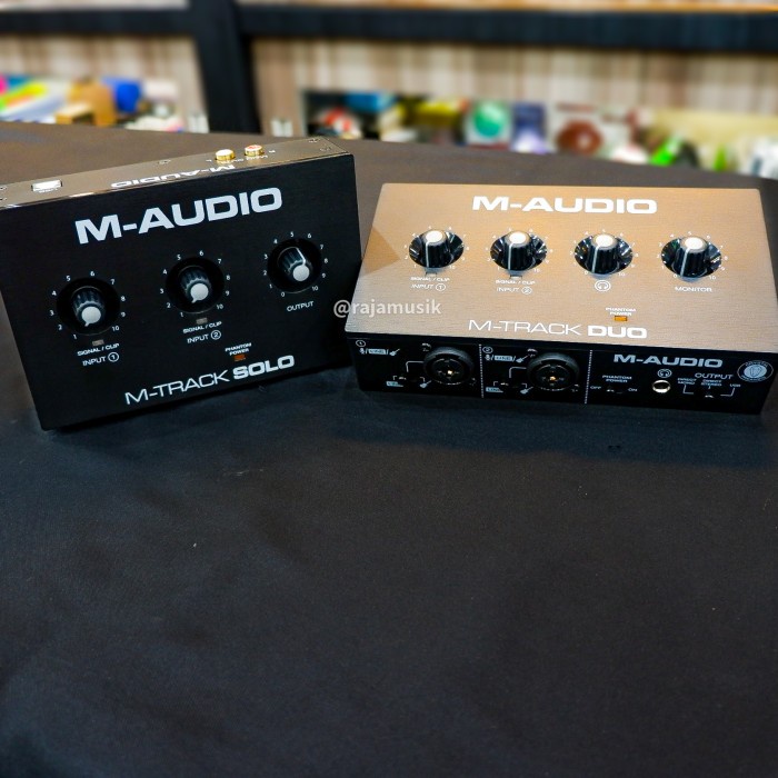 {suhadistore} Soundcard M Audio M Track SOLO  DUO 1 dan 2 channel mic input - DUO Limited
