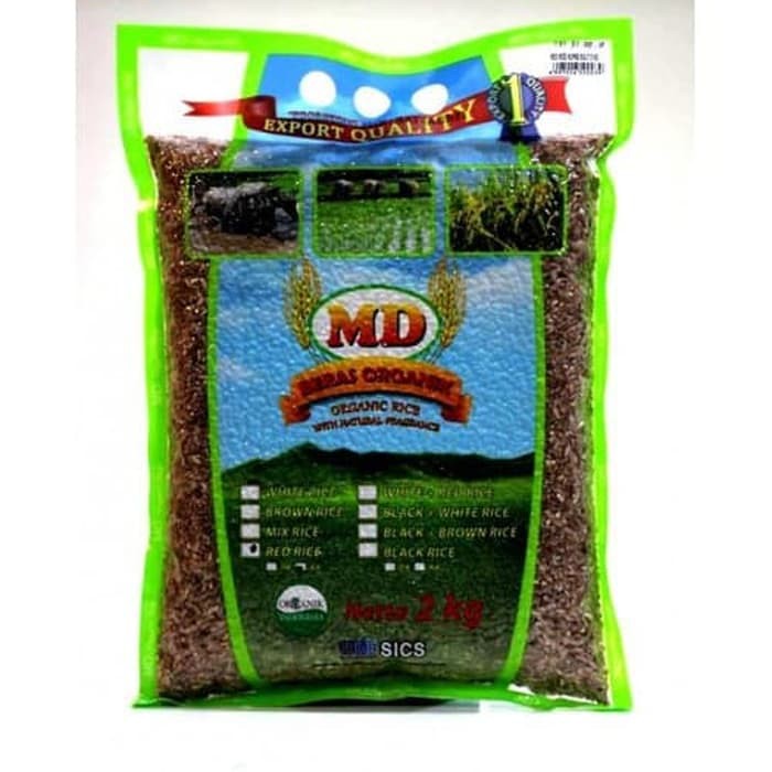 

Update MD ORGANIC RICE Red Rice Kupas Kulit 2kg Hemat