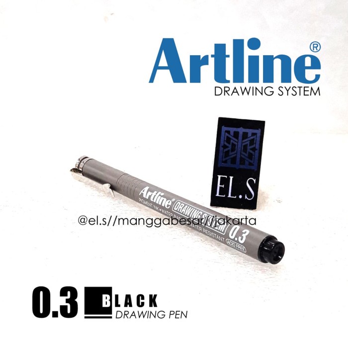 

Pendrawing- Artline Drawing System 03 Black ( Drawing Pen ) -Drawing-Pen.