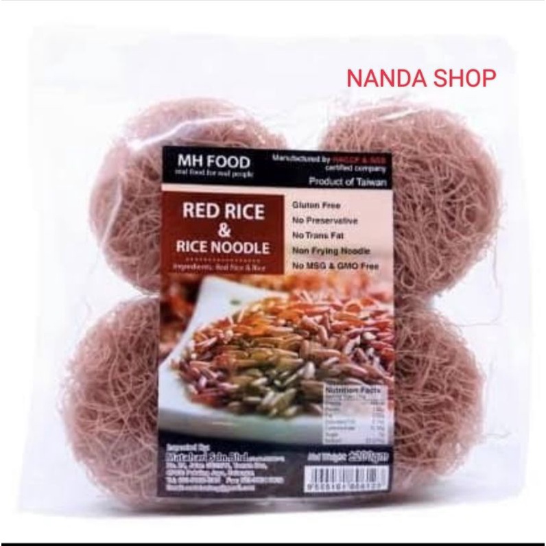 

MH FOOD Red rice & rice noodle 200gr