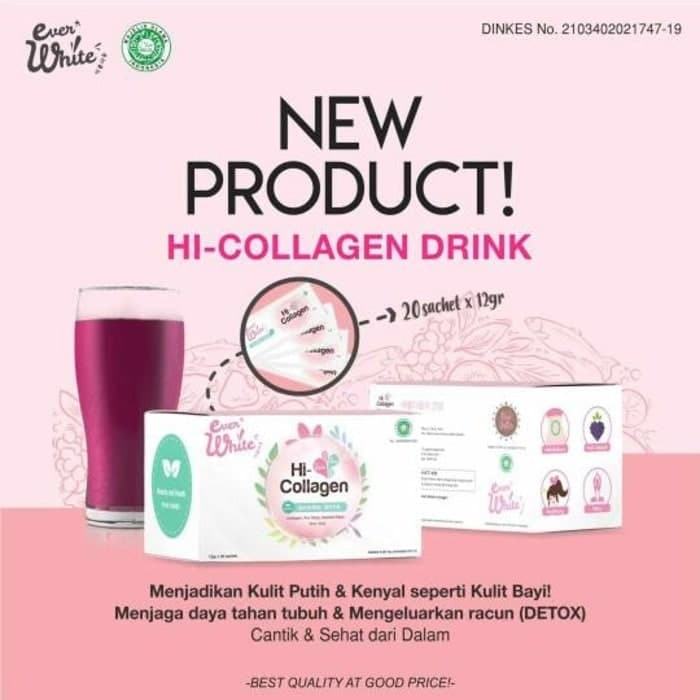 

d201nhd Everwhite - Hi-Collagen Powder Drink (20 Sachet) Ds201Fs