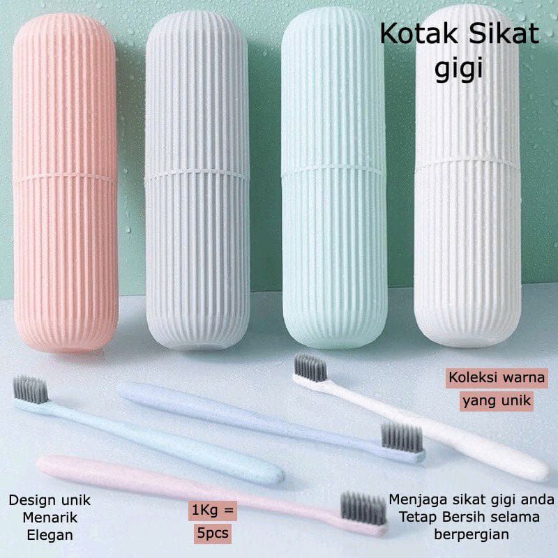 kotak sikat gigi odol travel portable