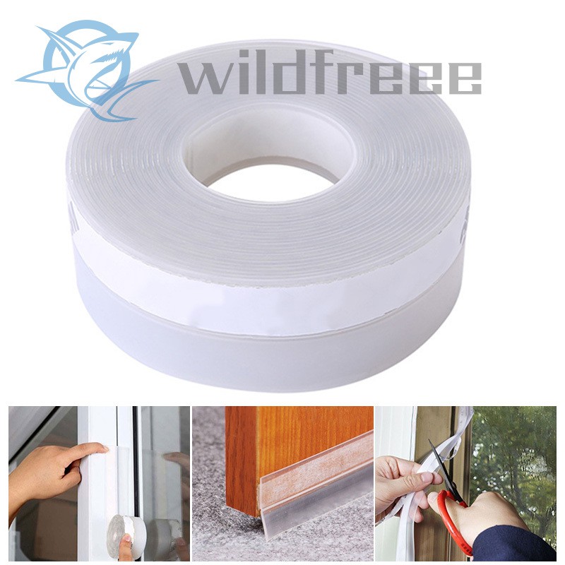 Wf Weather Stripping Sliding Door Seal Strip Frameless Silicone