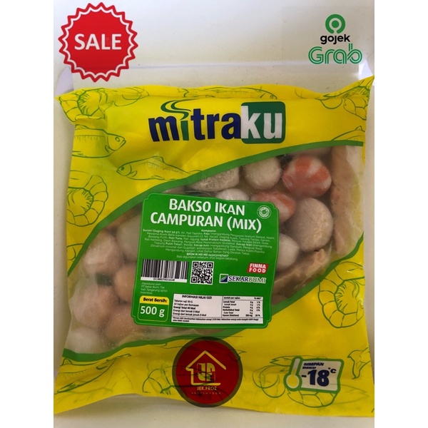 

mitraku mix seafood baso ikan tuna campuran 500gr fina food