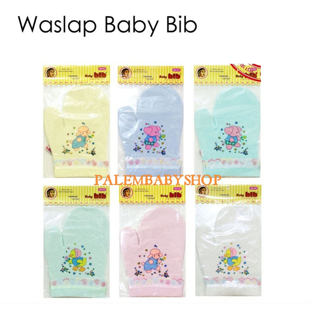 WASLAP HANDUK BABY BIB JARI TANGAN RENDA/POLOS [perlengkapan mandi bayi,waslap murah]