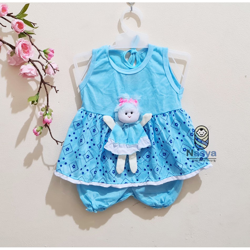 [N-073] Baju bayi perempuan boneka 3D / baju bayi lucu &amp; murah see see see