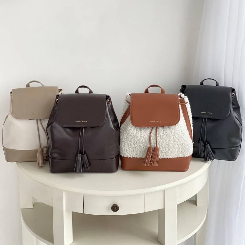 TAS RANSEL CK GENEVIEVE TASSEL CNK 1267 ORIGINAL TAS BACKPACK WANITA