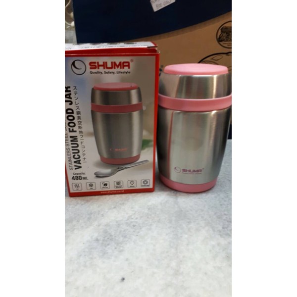 Sale Shuma Vacuum Food Jar 480ml   Shuma Lunch Box Tempat Makan Harga Promo YbrXMyUaxj8pY