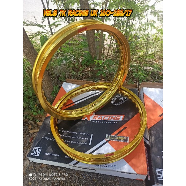 Velg Tk racing ukuran 160-185 ring 17 original Tk racing