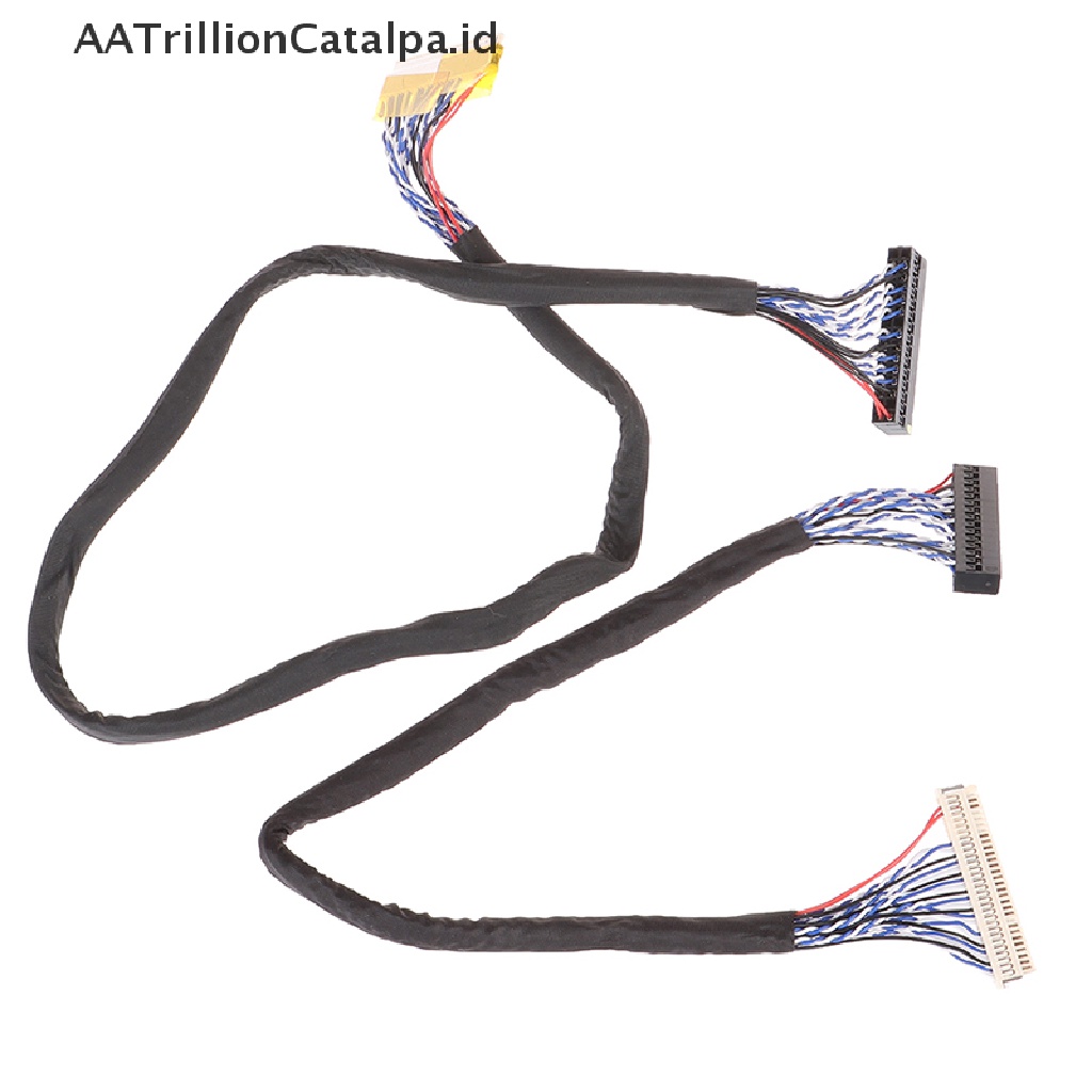 Aatrillioncatalpa LVDS Kabel FIX-30P-S6 30pin double 2ch 6 bit Untuk panel LCD