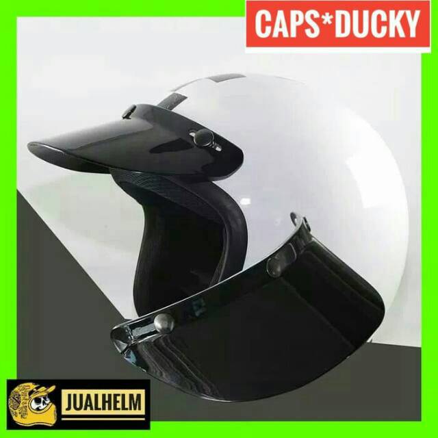 Pet Ducky Hitam - Black (Pet Helm / Pet Retro / Pet Bogo / Pet Panjang / Pet Klasik / Pet Classic)