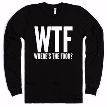 Jaket Sweater Where s The Food wtf