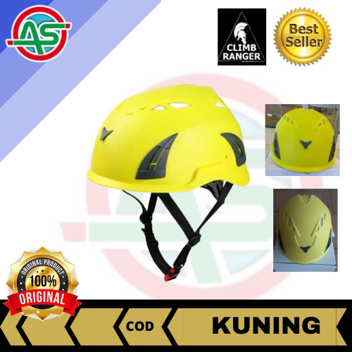 HELM climbing ranger kuning original murah
