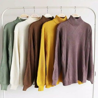 Bayoneta Sweater Balon  knit Shopee Indonesia