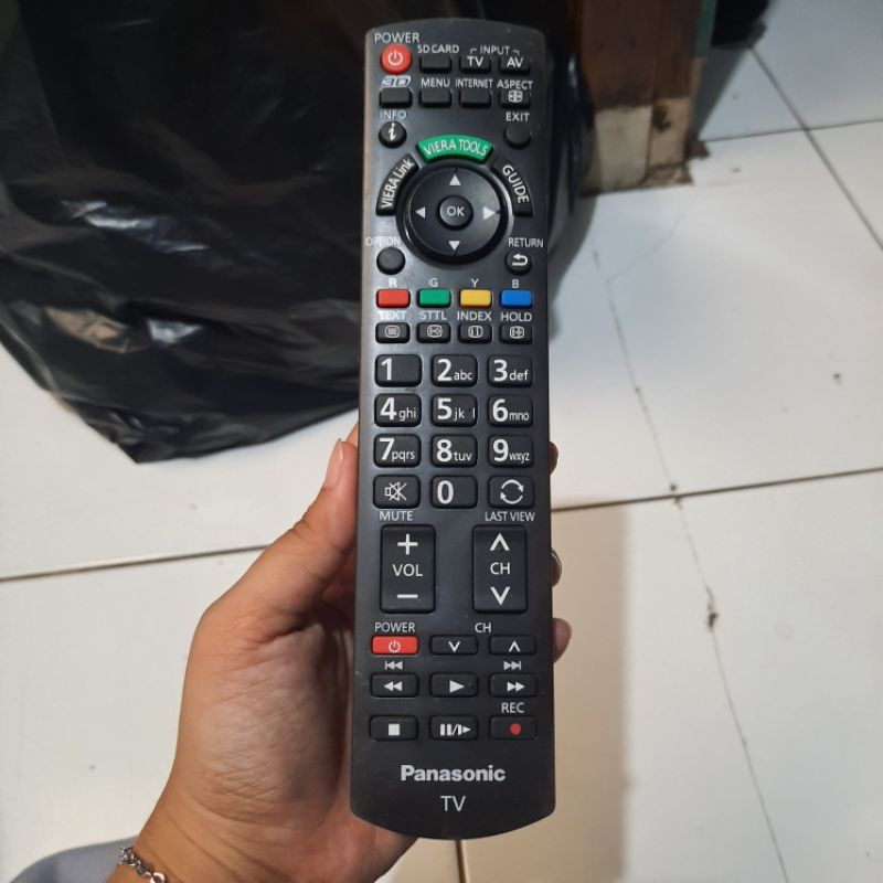 REMOTE REMOT TV PANASONIK VIERA LED LCD ORIGINAL ASLI PANJANG