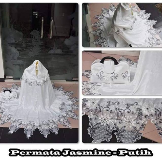 MukenaDewasaMukenaBordirMukenaJasminePutih