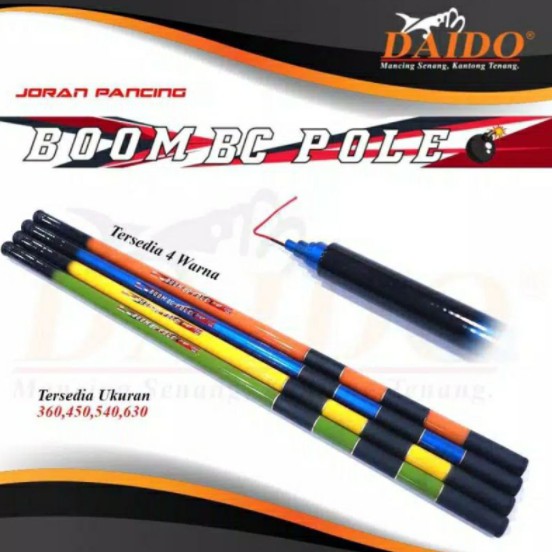 joran pancing tegek daido boom bc pole 360 450 murah