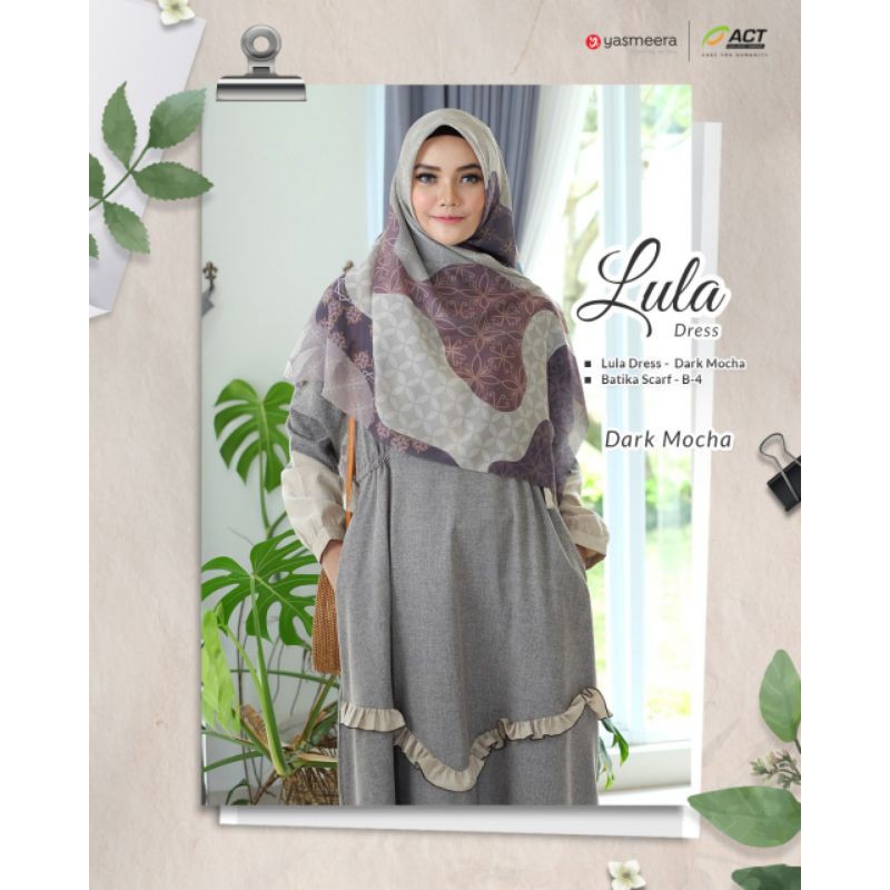 LULA DRESS BY YASMEERA / GAMIS MURAH / GAMIS PREMIUM