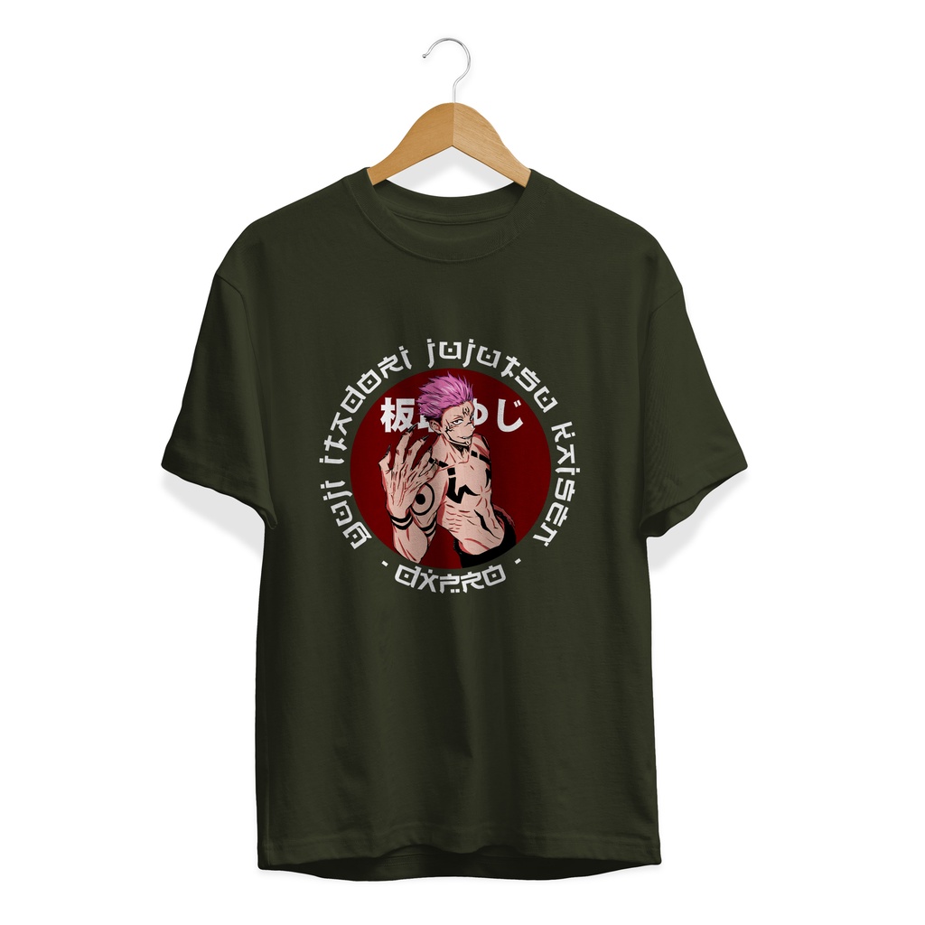 T-SHIRT KAOS ANIME GOJOUSATORU JUJUTSU KAISEN ITADORI YUUJI ANIME MANGA