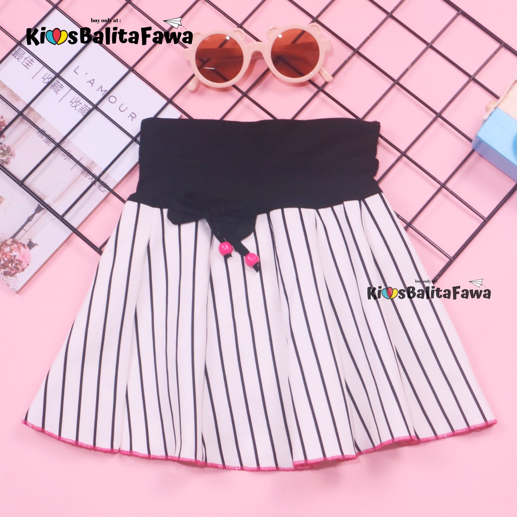 Rok Cassie uk 1-4 Tahun / Rok Anak Perempuan Murah Skirt Pendek Polos  Pakaian Fashion Import