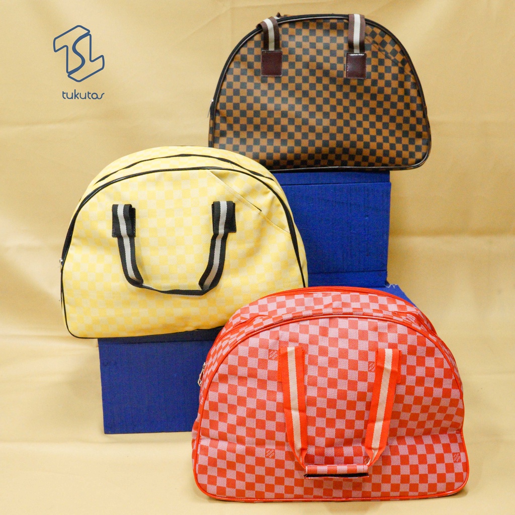 HYBRAND [TP.MOTIF] - TAS TRAVEL BAG LV DAMIER TAS PAKAIAN TAS DUFFEL TAS WANITA UNISEX