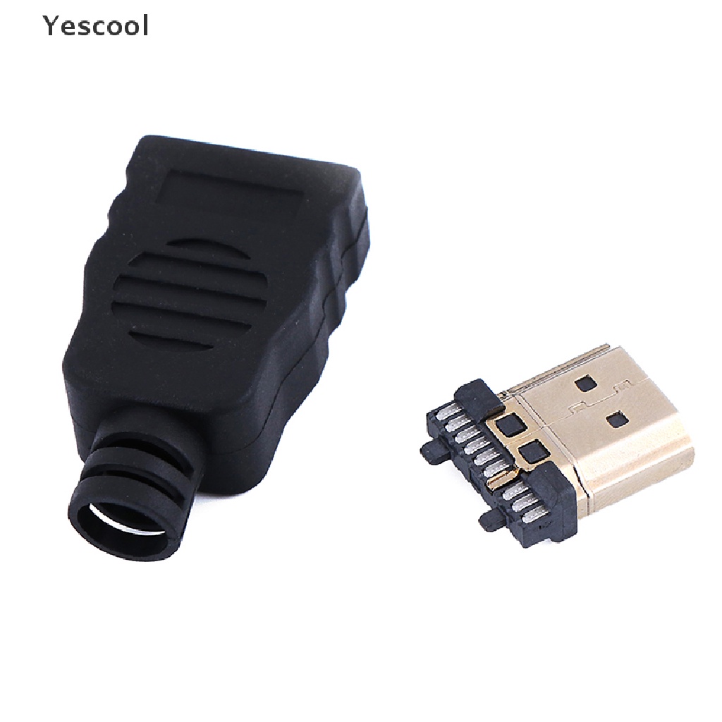 Yes Konektor Transfer Terminal HDMI Male Dengan Kotak Penyimpanan