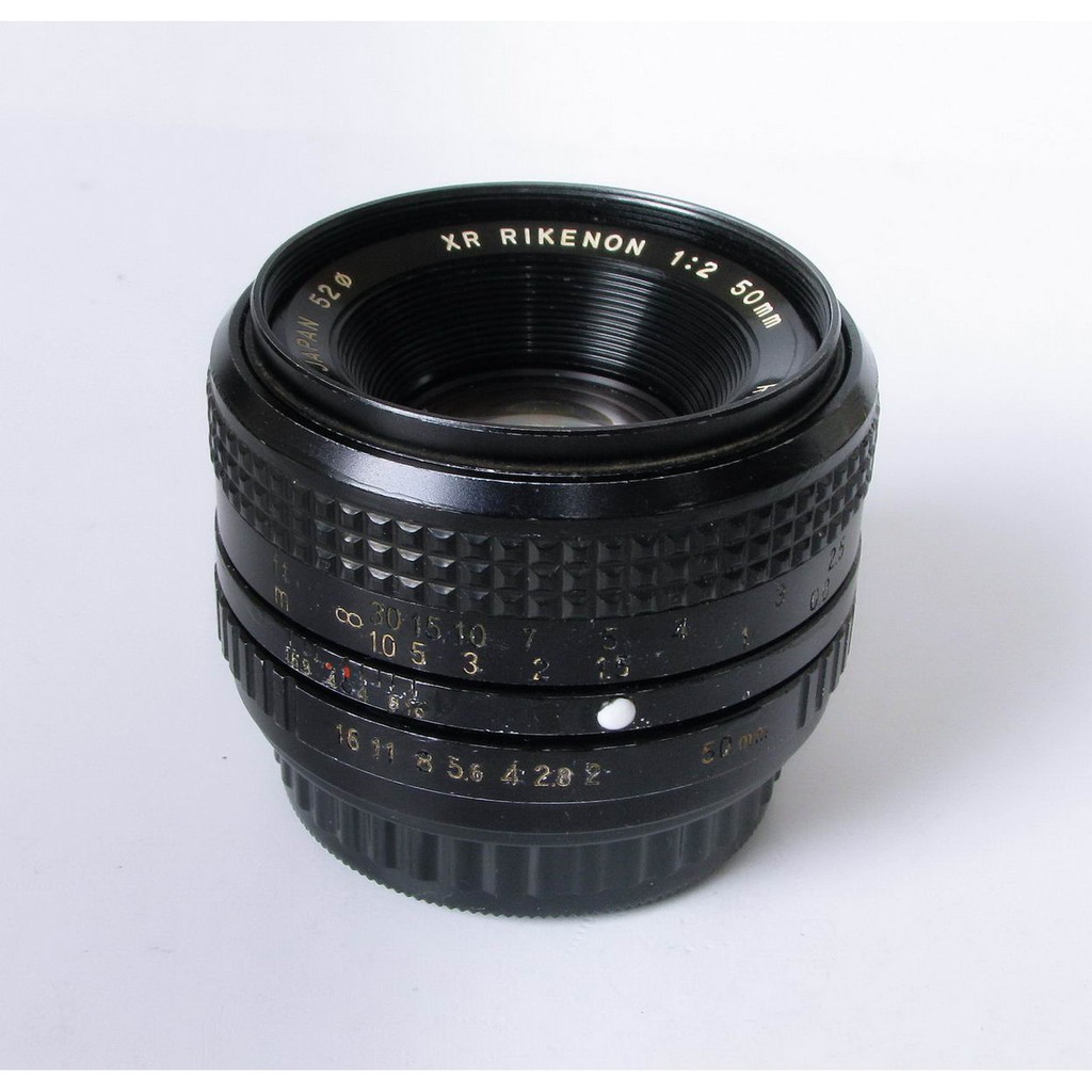 RICOH RIKENON 50mm F2 XR-TONE BOKEH ASYIK TAJAM GOOD COPY-Lensa Manual