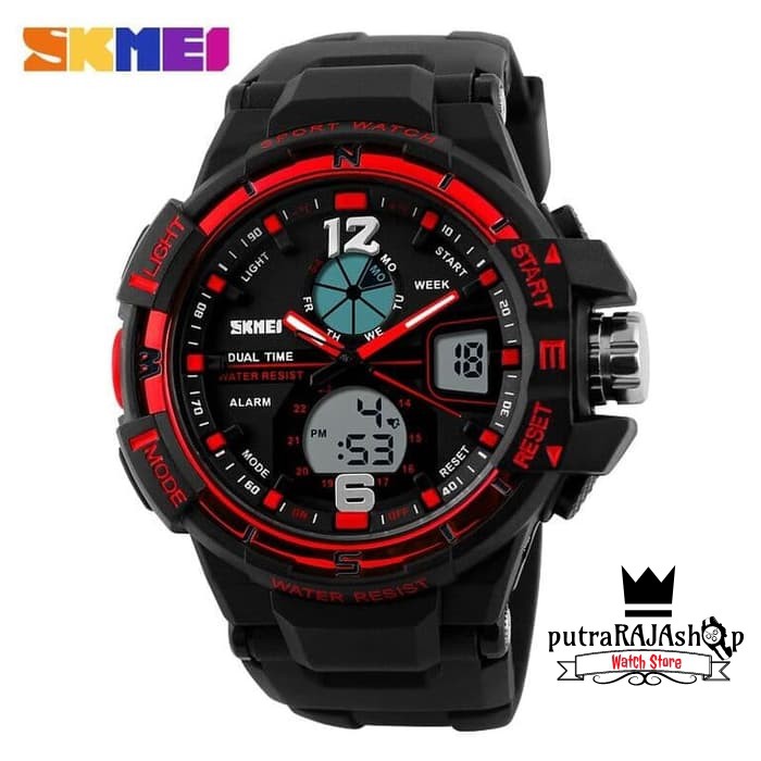 jam tangan SKMEI/SKMEI/SKMEI jam tangan pria Sport Analog LED Watch WR 50m - AD1148 - 1148 Dualtime