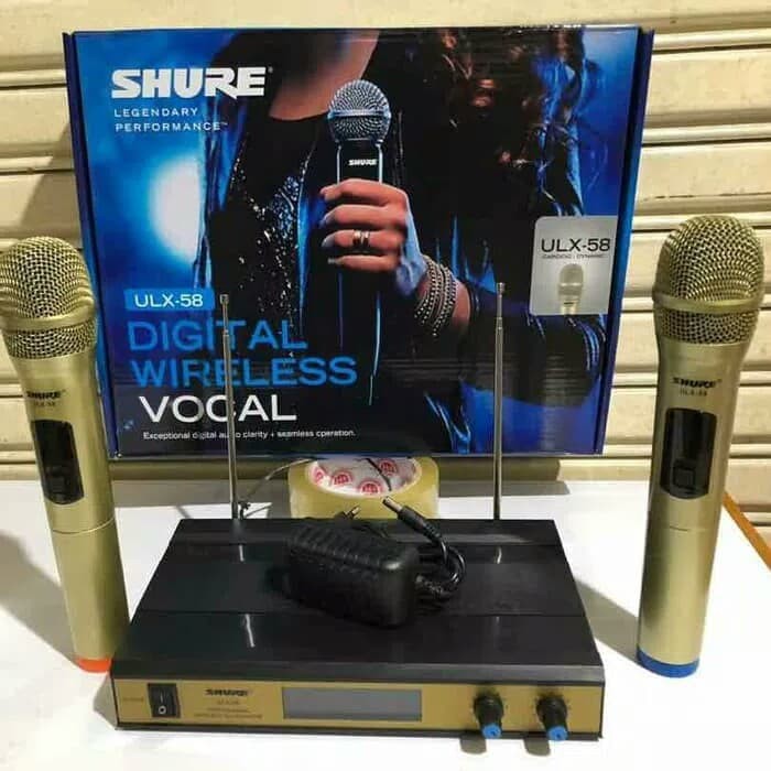mic wireless karoake shure ulx 58