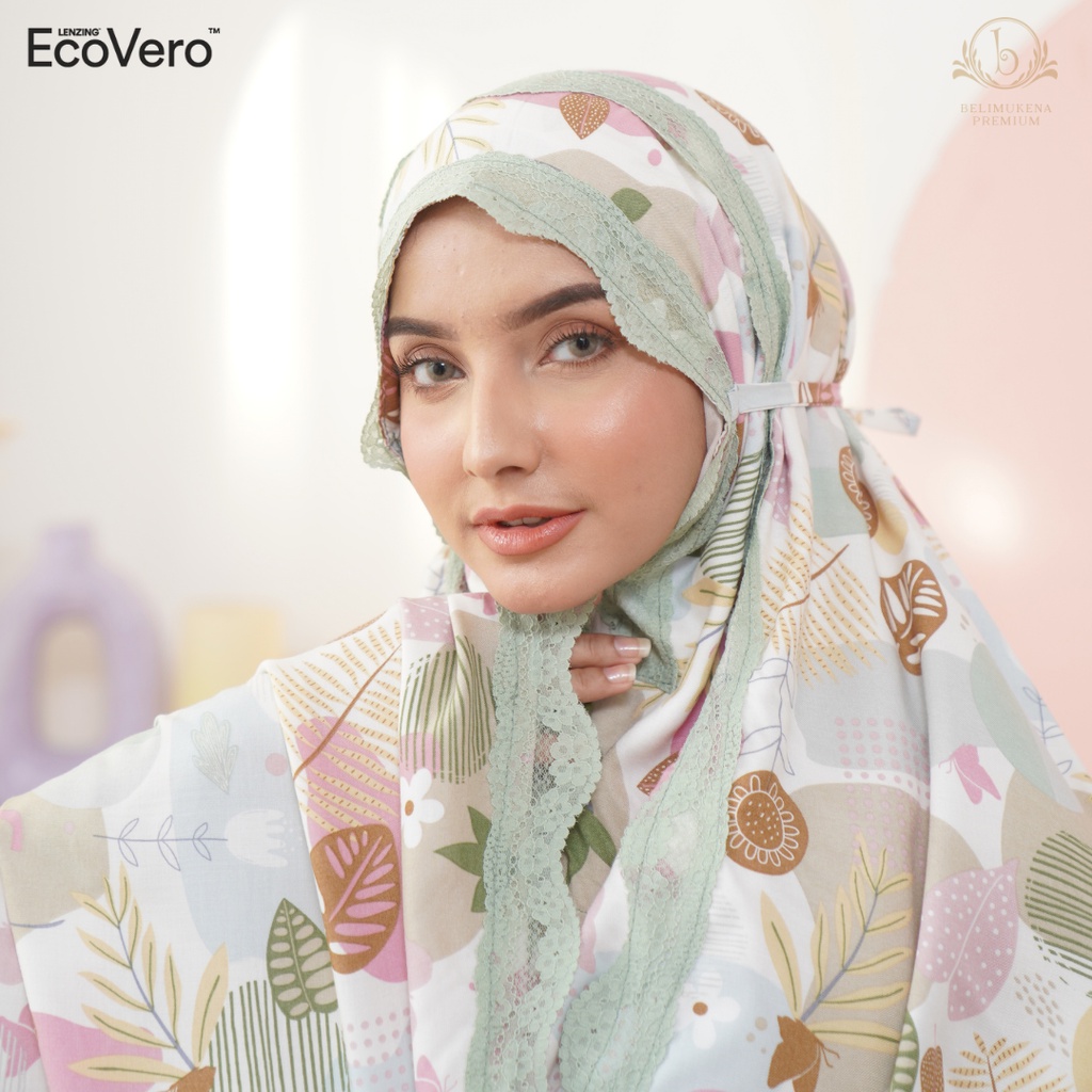 Mukena Dewasa 2in1 Premium Ecovero Gracia Set Sajadah