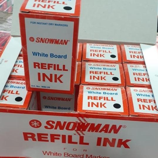 

Tinta whiteboard snowman hitam