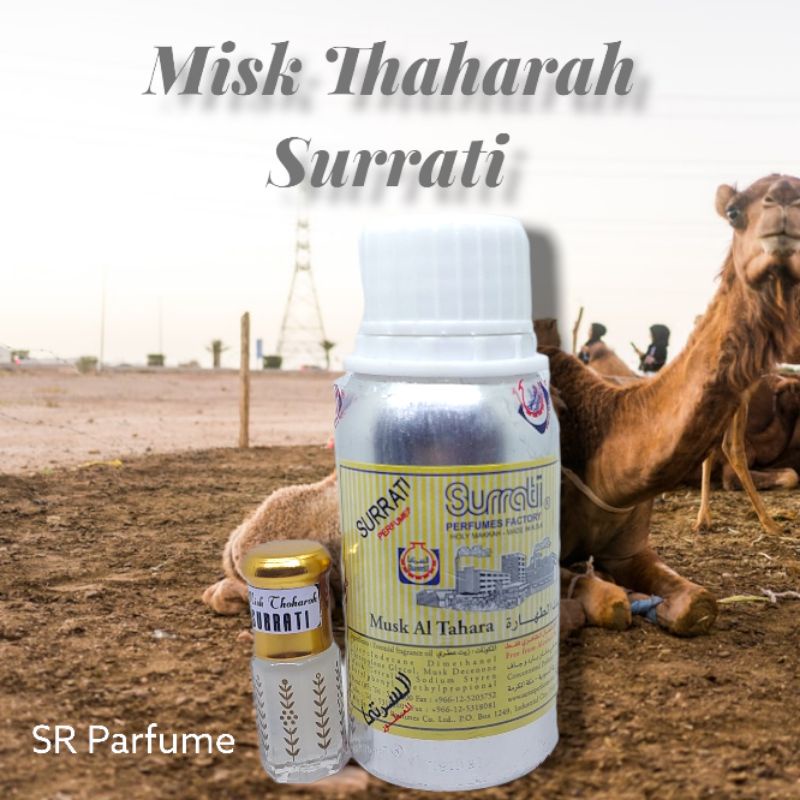 Misk Thahara Musk Al Thahara Original From Surrati Arab Saudi Kemasan 3 ml dan 6 ml 100% Murni Tidak Mengandung Campuran Apapun