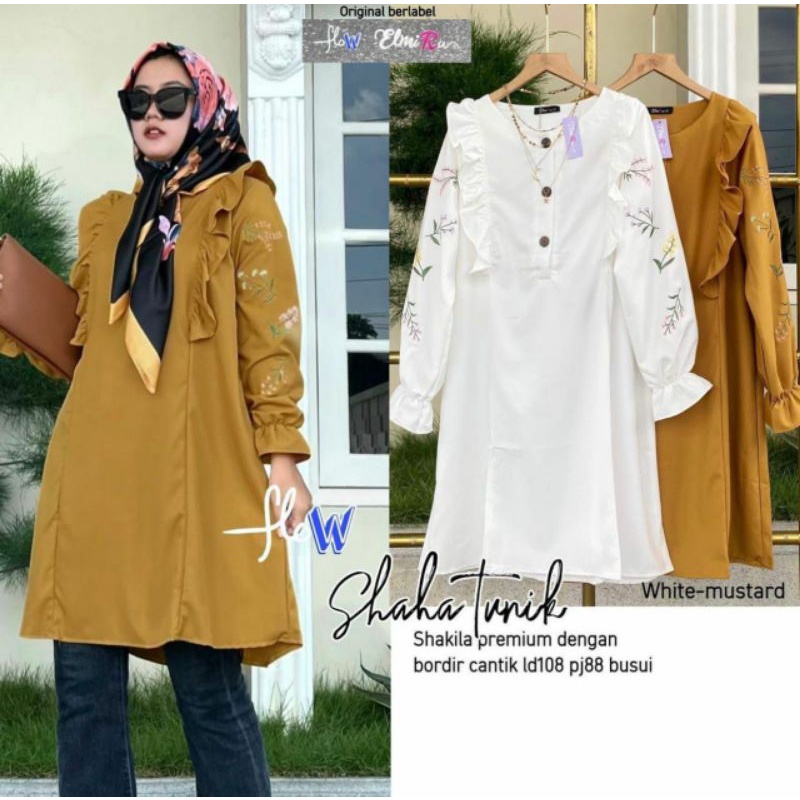 SHAHA TUNIK BORDIR SYAKILA PREMIUM BY FLOW