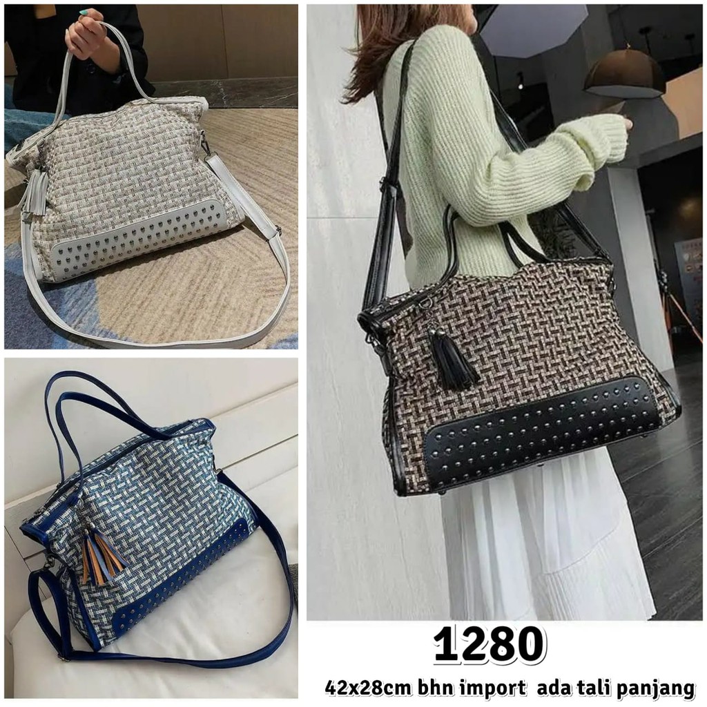TAS SLEMPANG / TAS TENTENG / BAHAN IMPOR KODE 1280