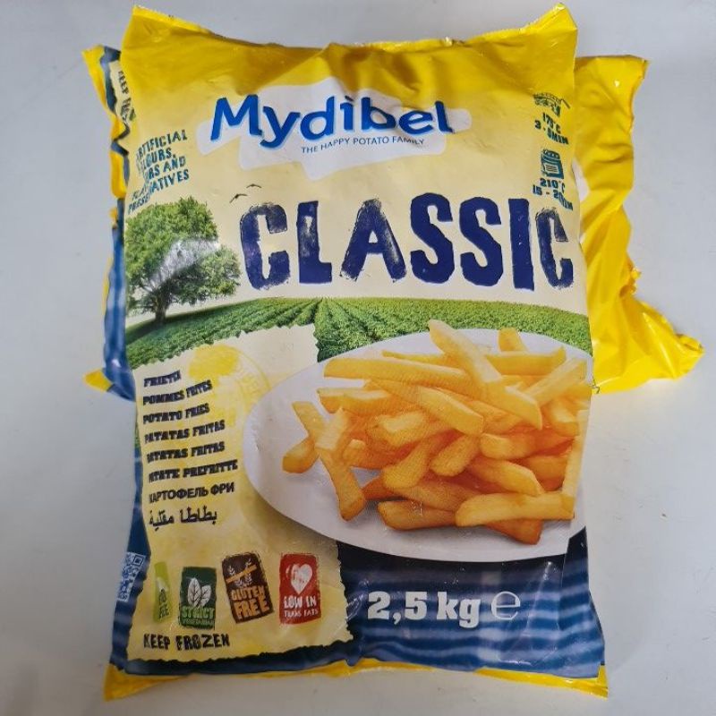 Mydibel Classic Fries / Kentang 2,5 Kg