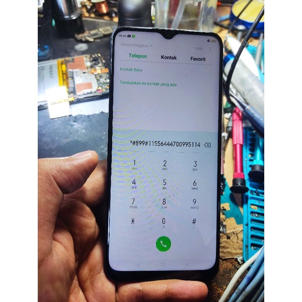 lcd oppo A31 ori copotan normal