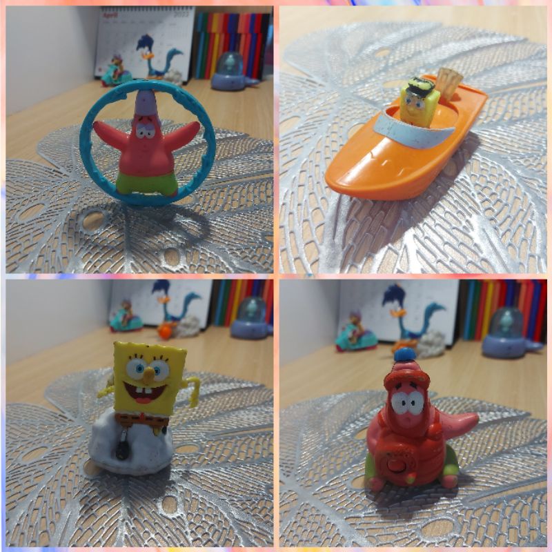 Mainan Mcd Happy Meal Spongebob SquarePants Ori