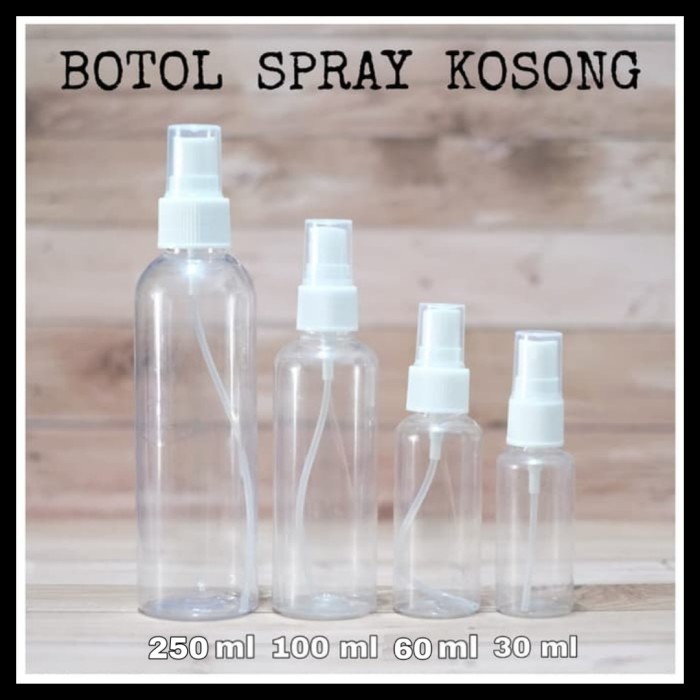 Botol Spray Kosong bening / transparan