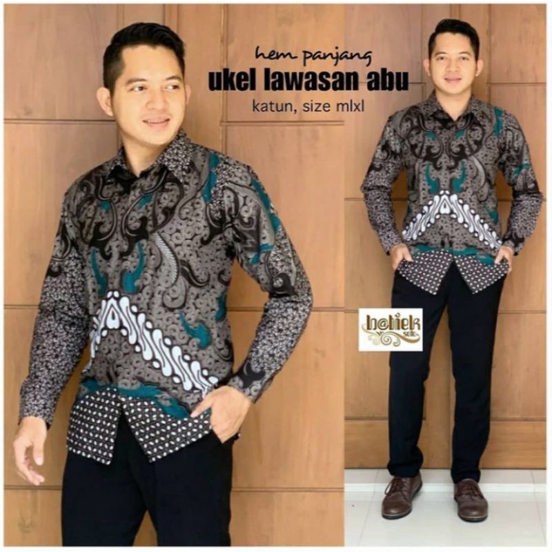 Kemeja Batik Lengan Panjang Kemeja Batik Pria Batik Cowok Batik Berkualitas Seragam Nikah Batik Kantor Batik Termurah Terlaris Batik Pesta Kemeja Pria