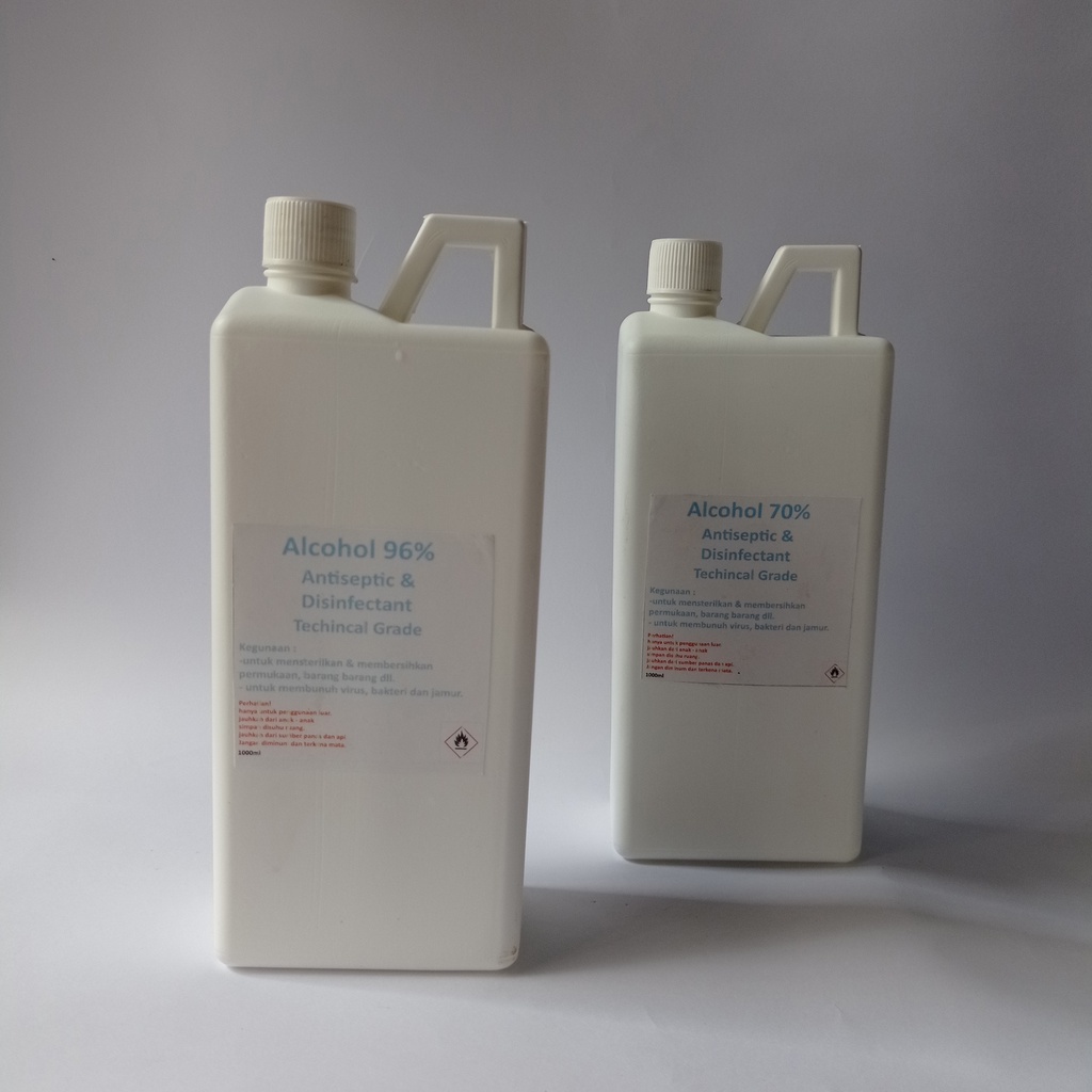 Alkohol 96% dan 70% 1 liter Aroma antiseptic