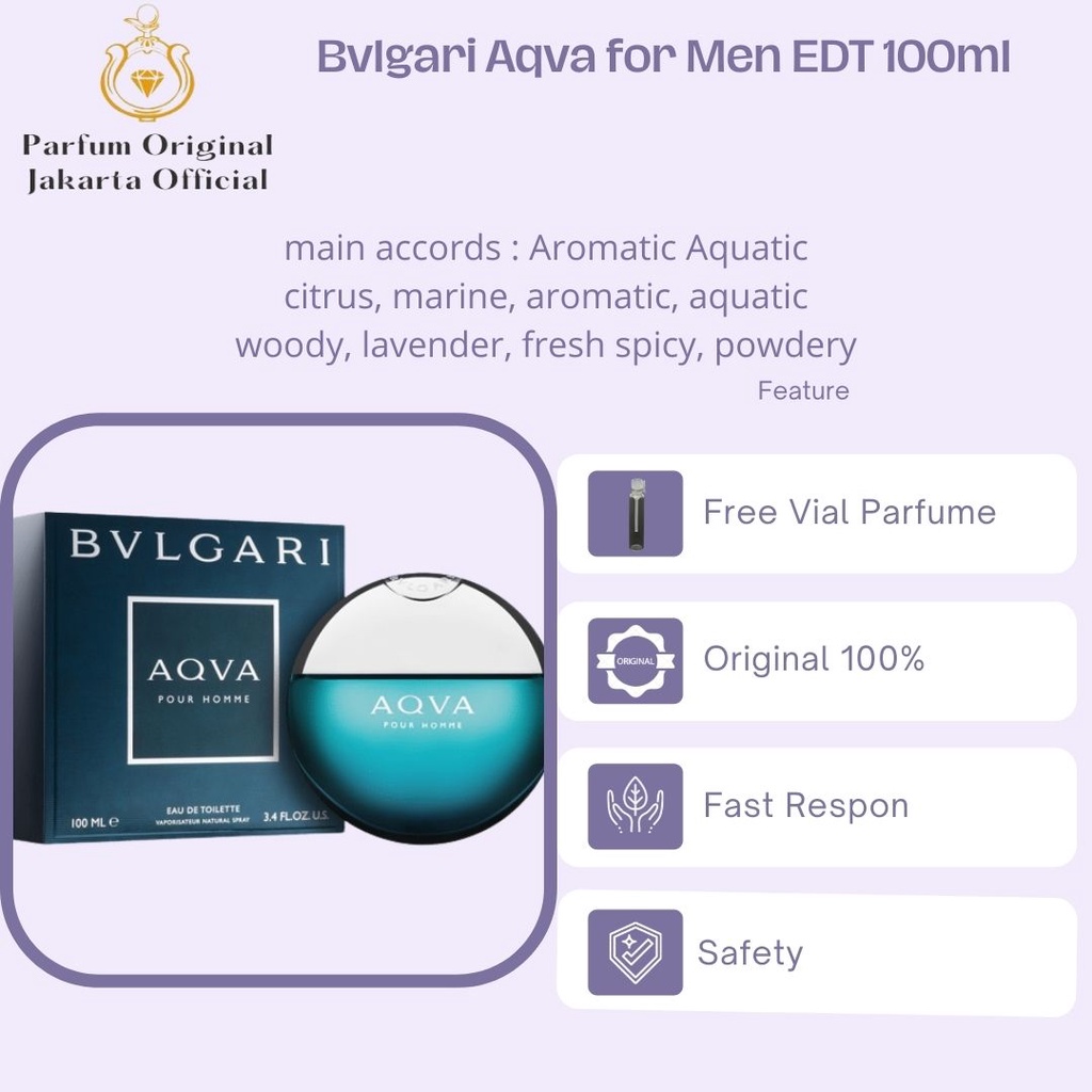 Parfum Parfume Perfume Asli Perawatan Kecantikan Original Import Branded Pria Laki Laki Cowok Bulgar