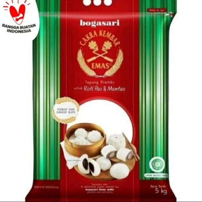 

Tepung terigu cakra kembar emas untuk roti dan pao