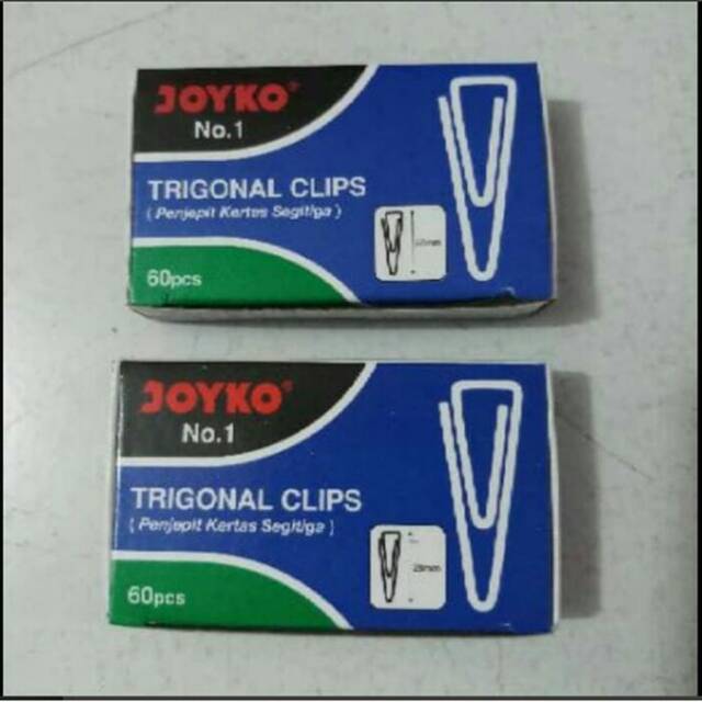 

Trigonal Clips No 1 Joyko Paper Clip penjepit kertas