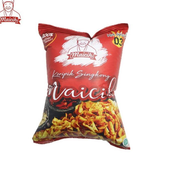 

【TERSEDIA & COD】 Maicih Keripik Singkong Pedas Level 3