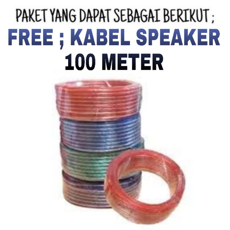 Paket Sound 3R Stereo 4 Inch 4 Titik Speaker Ampli Bluetooth Smart Tv Pakai Di Cafe, Restoran Dll..!!